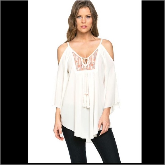 Cold Shoulders Blouse