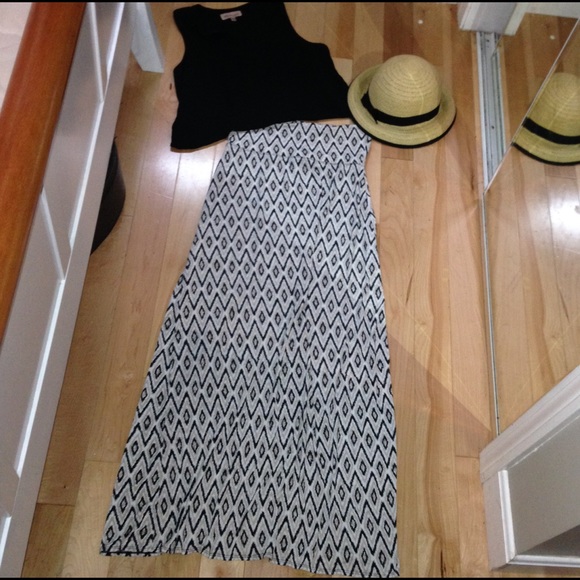 Max Studio Ikat Maxi Skirt/Dress Small