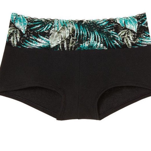 VS Pink! tropical palms panty bundle 🍍