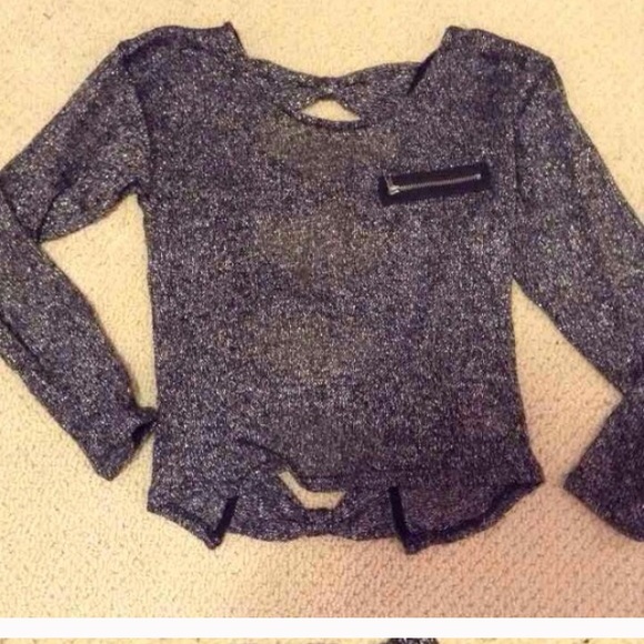 cute material girl sweater!