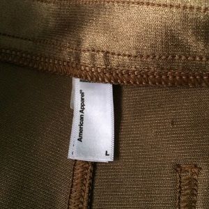 American Apparel Shorts - American Apparel gold disco shorts American Apparel Shorts - American Apparel gold disco shorts