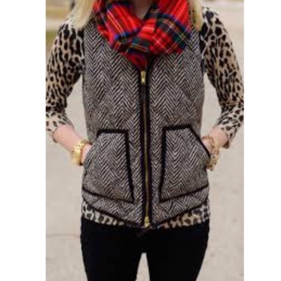 Tweed Herringbone Vest