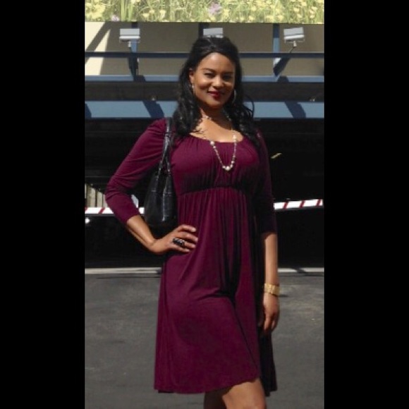 Daisy Fuentes long sleeves dress