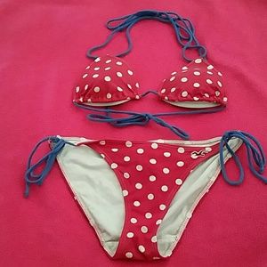 Hollister poka dot bikini