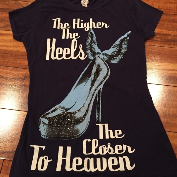 Ransom Tops - The Higher the Heels tee. 👠👠