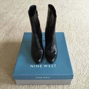 Nine West Black Leather Boots