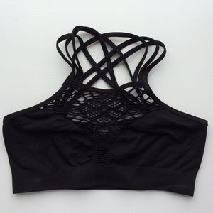 Black dream catcher bralette