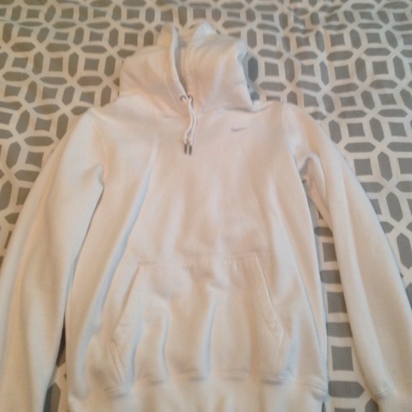 Nike White Hoodie Small