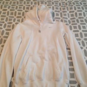 Nike White Hoodie Small