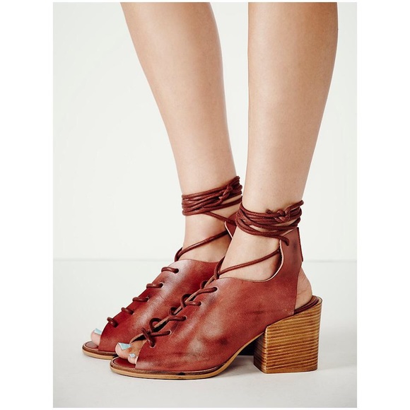 Lace Up Free People Sandals