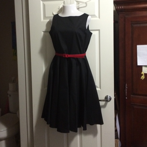 Black Hepburn Rockabilty Dress