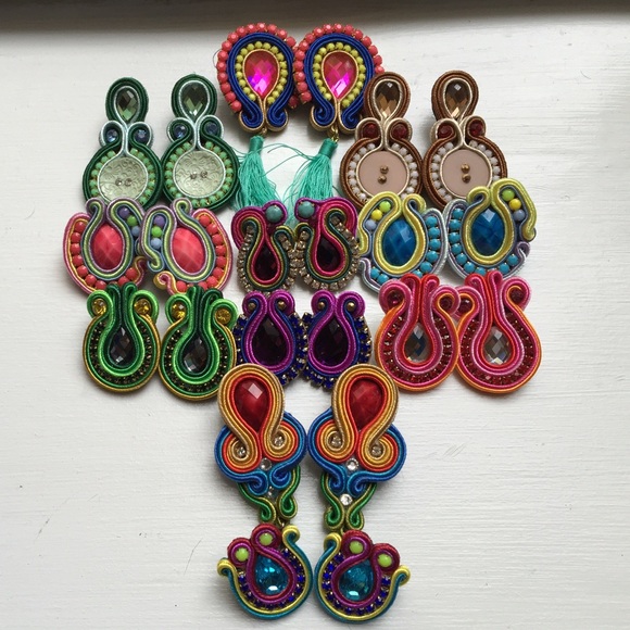 Paula's handmade soutache earrings