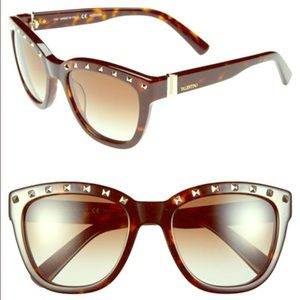 Valentino 'Rockstud' Sunglasses