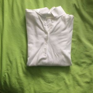 White classic polo