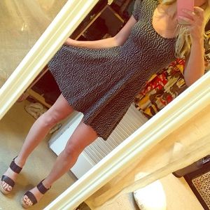 Textured Skater Dress