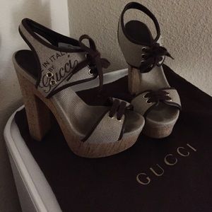Gucci platform sandals