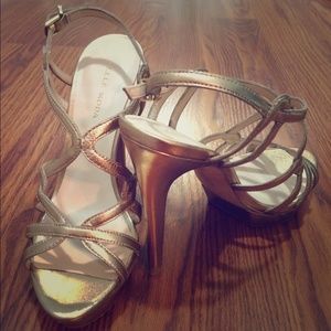 Pelle Moda Gold Sandals