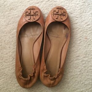 Tory burch flats brown/nude/cognac