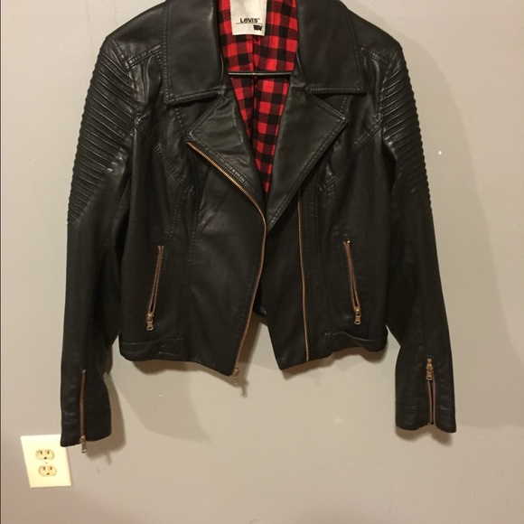 Levi motorcycle leather jacket