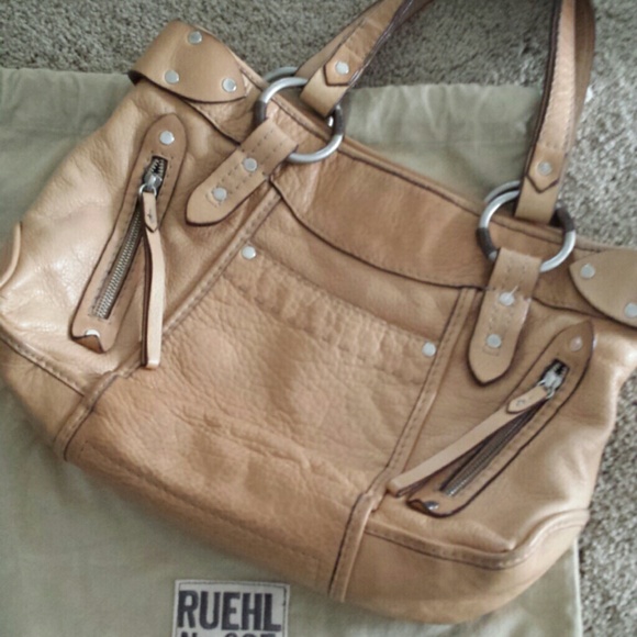 Ruehl No.925 Camel Leather Satchel