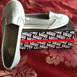 Grey slip on Vans
