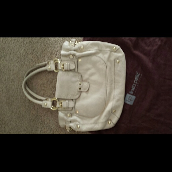 Linea Pelle Off White Leather Satchel