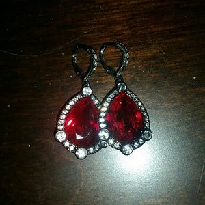 Givenchy red earrings