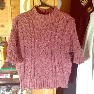 Pink Cable Knit Sweater from The Gap