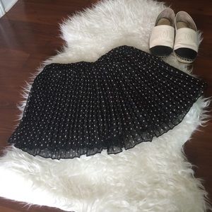 Polka dot mini skirt!!! Size Small..