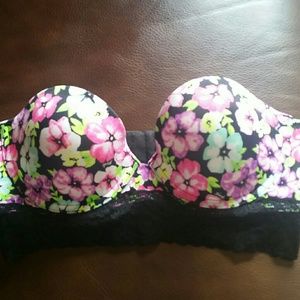 Strapless bra