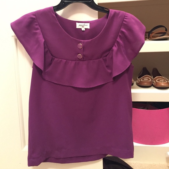Pepaloves purple blouse - Picture 1 of 3