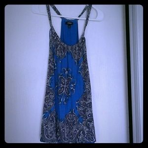 Racer back swing tank