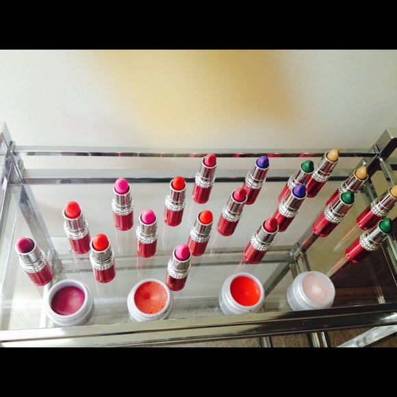 Lip gloss and lipstick