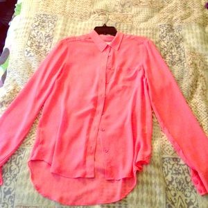 Pink formal blouse