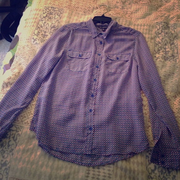 American eagle button down blouse