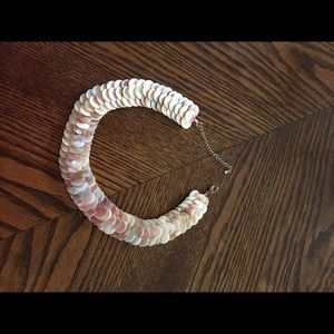 Hand made shell choker