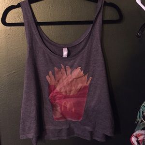 McDonalds Fry Crop Top