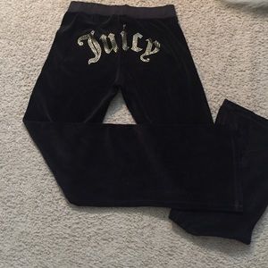 NEVER WORN Black Juicy Couture Sweatpants