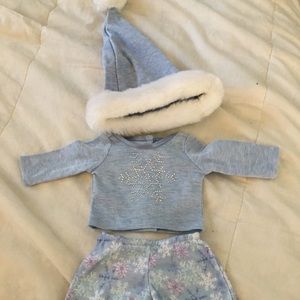 American Girl Winter Pajama Set