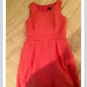 Jcrew salmon colored dress