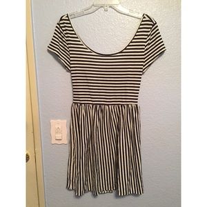 Striped bow dress
