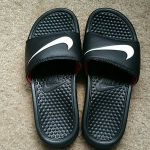 Nike slip on sandals