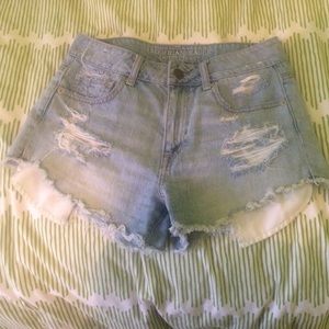 High waisted shorts