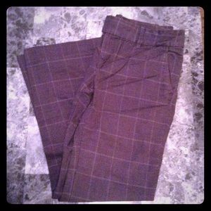 Old Navy gray plaid pants