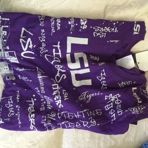 LSU short sleeve tee new with tags size large