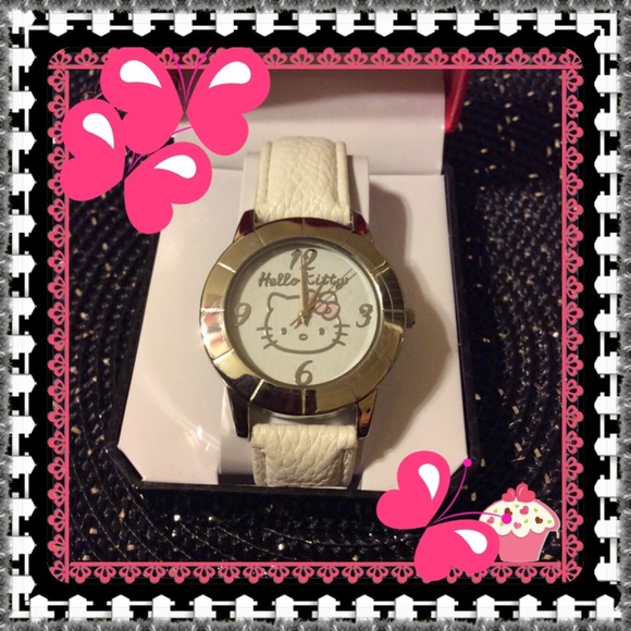 Hello Kitty Jewelry - 💢Sale💢HELLO KITTY white watch NWT in Box💝💝💝
