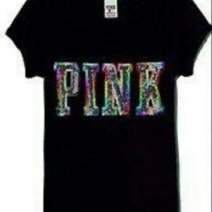 PINK BLING TEE