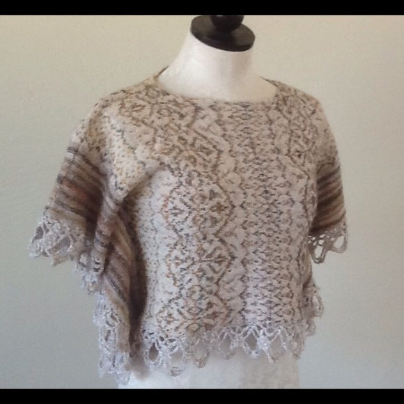 Free People knit cropped top size XS