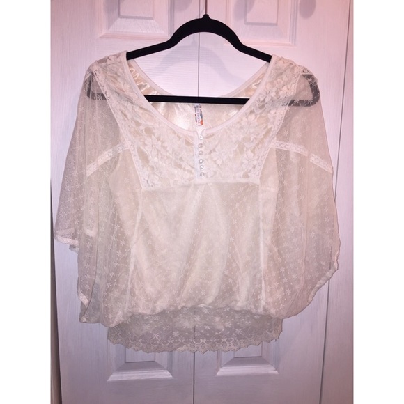 Free People Lace Blouse