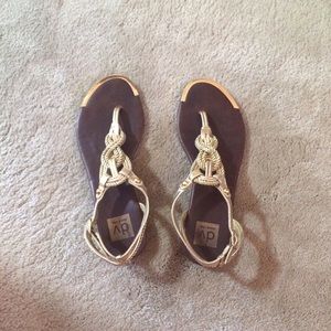 Gold Sandals